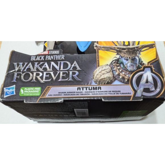 Marvel Studios Black Panther: Wakanda Forever Attuma Shark Armor Mask Age 5+ - Picture 8 of 16
